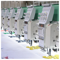 Vente chaude Mixte Chenille Boucles Point De Chaîne Serviette Plat Broderie Machine Multi Tête 20 + 20