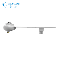 Bidet WC auto-nettoyant à double buse, sans électricité, pression réglable, pour hygiène féminine, installation facile, jet d'eau froide