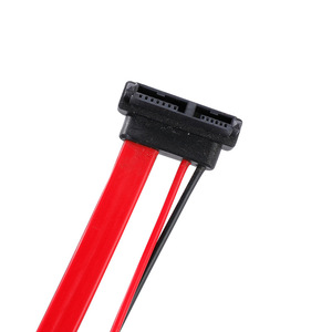 Sata Data Cable 7+6 Pin Right Angle And Straight Angle With Clips For <b>Optical</b> <b>Drive</b> And Hard <b>Drive</b> 12v Oxygen Free Copper Wire - Product Image 4