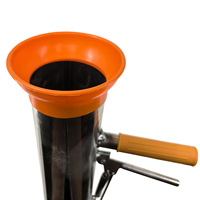 Semoir manuel portable VERTAK 75 mm à poignée unique en acier inoxydable pour semis et repiquage agricole