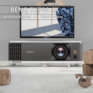 Projecteur <span class=keywords><strong>DLP</strong></span> <span class=keywords><strong>3D</strong></span> 4K BenQ TK700, compatible Internet, home cinéma, Android, stéréo HIFI, haut-parleurs intégrés, design portable, 16 Go de RAM/ROM - Product Image 2