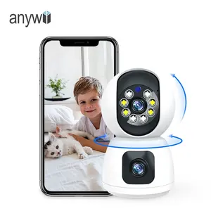 Anywii Dual Lens WiFi Security Camera Hot Sale Network Baby Monitor Night Vision Two-Way Sound Video Smart Sock Wireless Monitor