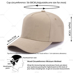 Tùy Chỉnh 3D Phun Thêu Logo Cao Vương Miện 5 Bảng Điều Chỉnh Một Khung Mũ Có Thể Điều Chỉnh Cấu Trúc Pre Cong Mũ Bóng Chày - Product Image 3