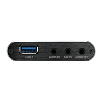 Boîtier d'enregistrement et diffusion en Streaming, hmdi 4K, carte d'acquisition USB 3.0 pour jeux vidéo en direct, compatible PC, Ps3, Ps4