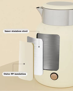 Hervidor Eléctrico Portátil Minimalista de Acero Inoxidable con Control Digital de Temperatura, Apagado Automático y Eficiencia Energética para Hoteles - Product Image 3