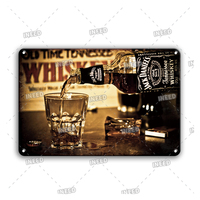 En Gros Panneaux Muraux Décoratifs en Étain Métallique Vintage Personnalisés avec Impression UV pour Bar, Pub, Grotte de l'Homme, Boissons – Plaques Métalliques à Faible MOQ