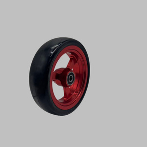 Ruedas Delanteras Universales de 5 Pulgadas para Silla de Ruedas Deportiva, de Aleación de Aluminio, con Rodamientos de Bolas y Neumáticos de PU Resistentes al Desgaste, para Correr - Product Image 2