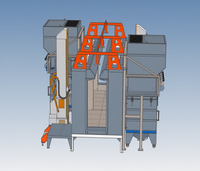 Machine de revêtement électrostatique en poudre, cabine de pulvérisation manuelle/semi-automatique et système de recyclage des filtres pour lampadaires