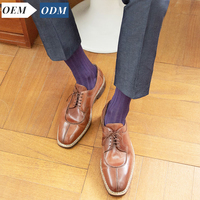 Chaussettes habillées personnalisées de haute qualité, anti-bactériennes, en spandex tricoté, taille unique, sportives, tendance, professionnelles, avec logo par sublimation, pour usage quotidien