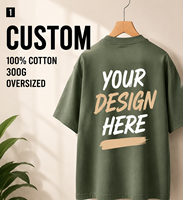 T-shirt Homme en Coton Jersey Lourd Vente en Gros Usine, Coupe Ample et Oversize, Style Streetwear