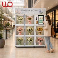 Máquina Expendedora de Flores Frescas con Sistema de Refrigeración para Centros Comerciales y Hoteles