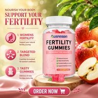 Gummies de Fertilité VitaSpring Marque Blanche Probiotiques Gélifiés Suppléments de Soutien Féminin Vente en Gros Vitamines Pures pour la Fertilité