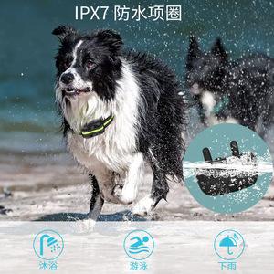 Collar de entrenamiento inteligente para mascotas, resistente al agua IPX7, para perros, con función antiladridos, diseño moderno, material ABS - Product Image 1