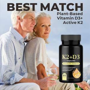 Olli Fabriek Groothandel Oem Vegan <span class=keywords><strong>K2</strong></span> + D3 <span class=keywords><strong>Supplement</strong></span> Capsules 180 Capsules Vitamine <span class=keywords><strong>K2</strong></span> D3 Voor Volwassenen Niet Voor Pasgeborenen - Product Image 3