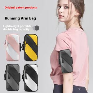 Sac de bras de sport unisexe personnalisé en gros, sac de poignet imperméable en EVA, doublure en PU, équipement de course à pied pour téléphone portable en plein air - Product Image 4