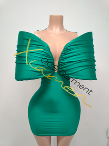 Ocstrade Fashion Design <span class=keywords><strong>Robe</strong></span> <span class=keywords><strong>de</strong></span> <span class=keywords><strong>cocktail</strong></span> sexy pour femme Mini <span class=keywords><strong>robe</strong></span> <span class=keywords><strong>de</strong></span> <span class=keywords><strong>cocktail</strong></span> moulante en maille à grandes manches 3D avec gants - Product Image 4