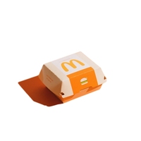 Cajas Personalizadas con Logotipo - Cajas para Hamburguesas Reciclables Disponibles, Envases Desechables para Alimentos