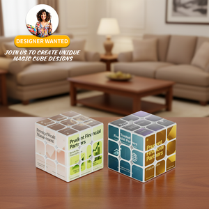 Cubo Mágico Financiero 3x3 Personalizado OEM ODM, Impresión UV, Plástico ABS, Rompecabezas Promocional <span class=keywords><strong>para</strong></span> la Industria Financiera, Regalo al por Mayor - Product Image 1