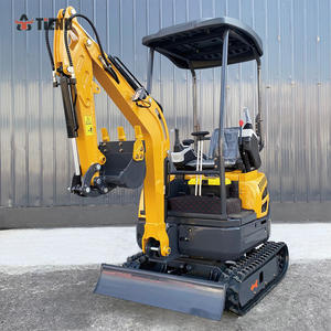 Mini excavadora con descuento a precio de fábrica, alta potencia de excavación de 1,7 toneladas con nueva excavadora sobre orugas, Mini embolsadora compacta, garantía de 2 años - Product Image 3