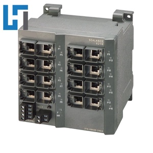 สวิตช์6GK5216-0BA00-2AA3ตัวควบคุมการเขียนโปรแกรม PLC มีการจัดการ X216 6GK52160BA002AA3ของแท้ใหม่ - Product Image 2