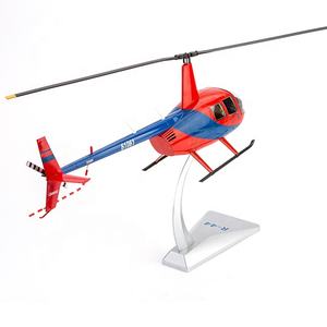 Helicóptero de Juguete CM-A034, Modelo de Avión de Metal R44, Escala 1:32 - Product Image 3