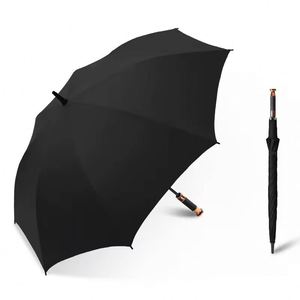 Paraguas de Golf Personalizado, Resistente al Viento, de Fibra de Vidrio, 130 cm, Mango de Acero Inoxidable, Logotipo de Marca de Auto Personalizado, Regalos Promocionales Empresariales - Product Image 1