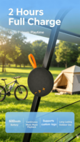 Nouveau Mini Haut-Parleur Bluetooth en Tissu 2026, Puissance 6W, Batterie Intégrée 600mAh, USB, Magnétique, Étanche, Portable, Sans Fil, pour Extérieur