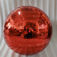 Boules disco réfléchissantes de haute qualité, 50 cm x 2 pièces, fabriquées en usine, décoration de fête de Noël, miroir en plastique sûr