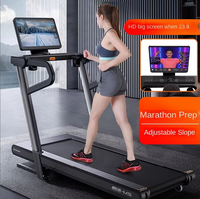 Caminadora Eléctrica YPOO Marathon M5 Directo de Fábrica, para Uso Doméstico, Silenciosa, con Amortiguación, Inclinación Ajustable y Plegable para Gimnasio Interior