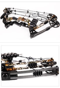 Arc à poulies M120 tir à l'arc chasse arc et flèche en métal <span class=keywords><strong>Bloodsport</strong></span> tir à l'arc arc à poulies pour la chasse équipement de Sport en plein air - Product Image 5