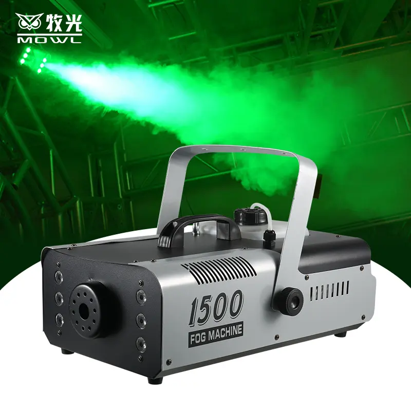 Mowl 1500W hiệu ứng sân khấu ánh sáng DMX khói Máy sương mù máy cho đám cưới DJ Disco bar Đảng