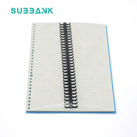 Carnet de notes spirale de luxe A4 A5 écologique pour sublimation, avec couverture plastique, personnalisable, pour objectifs et agenda, vente en gros Subbank