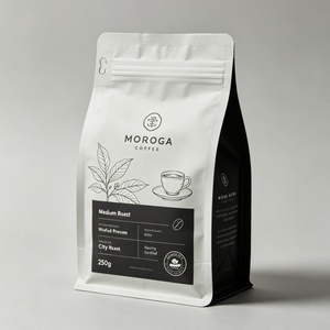 ถุงกาแฟกระดาษคราฟท์แบบยั่งยืนพร้อมวาล์วทางเดียว  วัสดุกั้นแบบย่อยสลายได้  พิมพ์ลายตามสั่ง  ซิปล็อค PLA  ถุงบรรจุภัณฑ์อาหารรักษ์โลก - Product Image 6