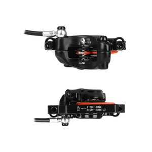 ชุดเบรกไฮดรอลิก NUTT รุ่น 180F 160R ด้านหน้า-หลัง ขวา สายเบรกยาว 1400 มม. และ 2200 มม. พร้อมมือเบรก Y5 เบรกดิสก์ไฮดรอลิกแบบลูกสูบคู่ NUTT - Product Image 4