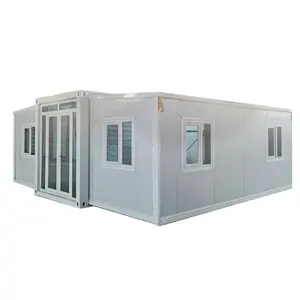 定制40英尺可扩展2层模块化2 3卧室预制太阳能发电容器房，带浴室和厨房