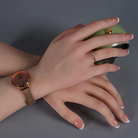 Main d'entraînement réutilisable en silicone, modèle de main squelette, texture réaliste, pour la pratique du nail art et du henné en Inde, idéale pour les débutants