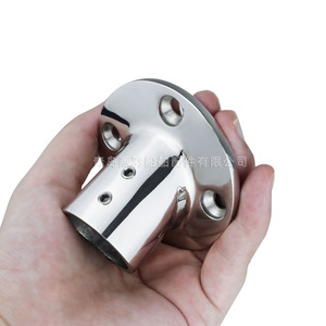 Herrajes Marinos de Acero 316, Soporte para Tubo Redondo de 90 Grados y Accesorios de Fijación para Barandilla de Cubierta de 30-60 Grados para Toldo Marino - Product Image 5
