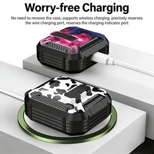 Étuis pour écouteurs antichoc avec impression camouflage pour Airpods Pro 2, housse pour écouteurs pour <span class=keywords><strong>AirPod</strong></span> 3 - Product Image 2