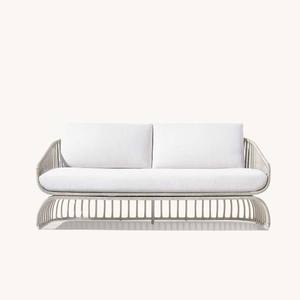 Lüks Modern açık Rattan bahçe kanepe seti veranda yemek için havuz başı oteller parklar restoran plajları-dayanıklı - Product Image 3