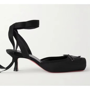 Nuevas Zapatillas de Ballet Elegantes y Sexys con Tacón Bajo, Punta Cuadrada, Cierre de Lazo en el Tobillo y Cordones para Mujer - Product Image 2