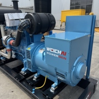 Générateur diesel super silencieux Weichai 500/600/700/800/900/1000 kW, type ouvert, triphasé AC 220/380V, automatique 50 Hz ATS, pour grandes installations