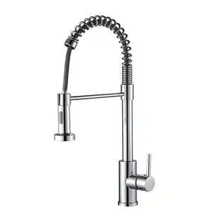 Fabrieksprijs Oem Messing Slimme Kraan Filter Voor Badkamer Warm En Koud Water Wastafel Mixer Met Pull-Out/Pull Down Keuken Kraan