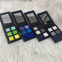 Palette de fards à paupières DIY 6 couleurs, logo personnalisé, haute pigmentation, végane, waterproof, illuminateur, poudre scintillante carrée