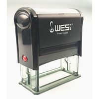 WES faire auto encreur S-2258 rectangle forme, Noris encre, Allemagne mousse