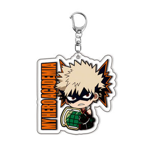 Anime Hero Academia Peripheral Izuku Shoto Tsuyu <strong>Ochaco</strong> Acrylic KeyChain CUte Backpack Pendant Exquisite Gift Jewelry Wholesale - Product Image 6