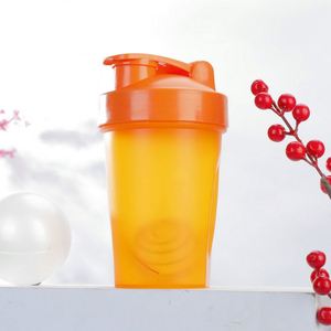 Colorful Plastic <b>Protein</b> <b>Shaker</b> With Hinged Lid Bpa Free For Gym And Camping Unisex Modern Design - Product Image 3