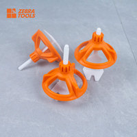 Clips de nivellement de carreaux ZEBRA TOOLS (Spin Doctor) - Modèle d'installation autocollante professionnelle de haute qualité