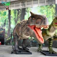 Gecai Dinosaure Carnotaurus animatronique grandeur nature pour parc à dinosaures