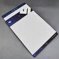 Bloc-notes personnalisé en gros avec logo, format A4, style professionnel simple, papier quadrillé, bloc-notes détachable, papier A4, bloc-notes imperméable