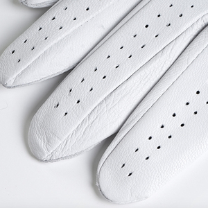 厂家定制Logo防滑耐磨透气左手卡布雷塔真皮高尔夫手套男女 - Product Image 2